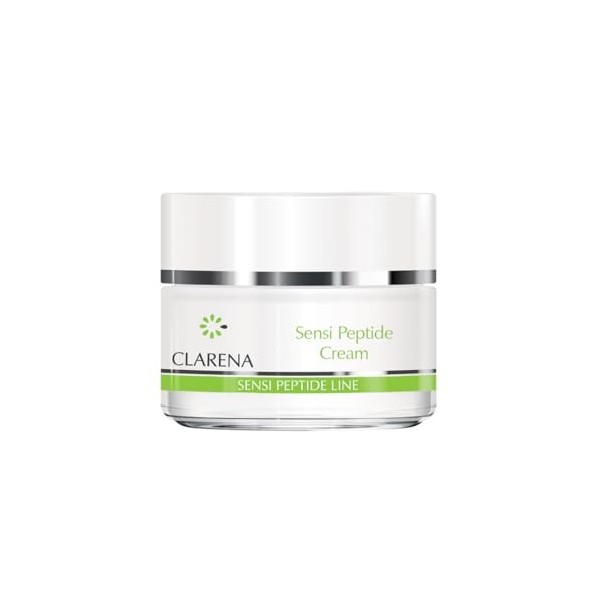 Clarena - Peptide visage crème pour peaux sensibles - Crème à lacide hyaluronique pour femme - Crème hydratante pour le visa