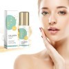 Bio Crème Hydratante Visage, Hydratante à lAcide Hyaluronique avec Collagène Hydrolysé, Niacinamide, Tocophérol, Vitamine E,