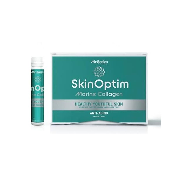 Skinoptim/Zepter - Doses prête a boire - Anti-âge - Collagène Marin Bioactifs - Acide Hyaluronique - Vitamines C - Zinc - Pep