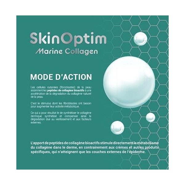 Skinoptim/Zepter - Doses prête a boire - Anti-âge - Collagène Marin Bioactifs - Acide Hyaluronique - Vitamines C - Zinc - Pep