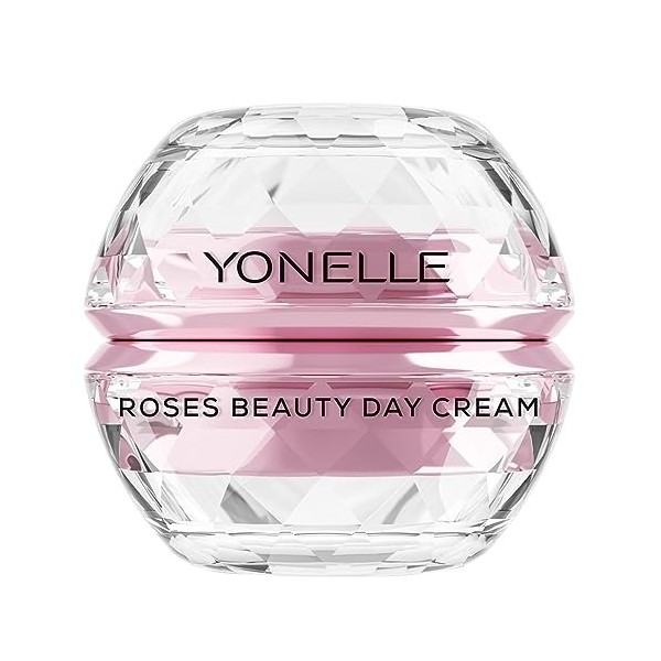 YONELLE Rose Crème pour le visage et les yeux – Crème pour le visage et les yeux – Crème pour le visage avec rose et vitamine