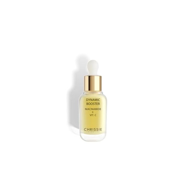 Chrissie Cosmetics Sérum Visage Dynamic Booster Niacinamide + Vitamine C - Skincare Cliniquement Testé, Sans Parabens, Testé 