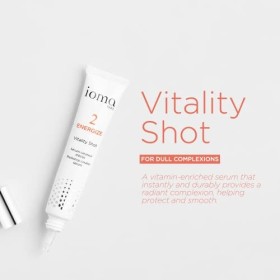 IOMA Paris - ENERGIZE Vitality Shot - Sérum Créateur dÉclat - Anti-Oxydant - Teint Unifié, Lumineux et Frais - Enrichi en Vi