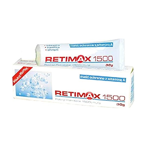 Retimax 1500 Vitamine A Rétinol Crème Anti-âge Anti-rides Crème pour peaux déshydratées 30 g