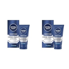 NIVEA MEN Protect & Care Soin Confort Hydratant 1 x 75 ml , Soin visage enrichi en Vitamine B5 et Aloe Vera, Crème Hydratant