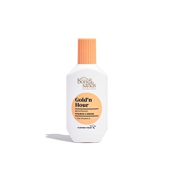 Bondi Sands - Gold’n Hour Vitamin C Serum - Sérum Éclaircissant Anti-âge à la Vitamine C pour le Visage, Hydratant, 30ml