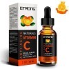 Sérum Vitamine C 20% - Une formule puissante et avancée- 30ml - Acide Hyaluronique 30ml 