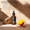 Sérum Vitamine C 60 ml à lAcide Hyaluronique et Vitamine E. Anti-rides | Anti-cernes | Correcteur imperfections cutanées |