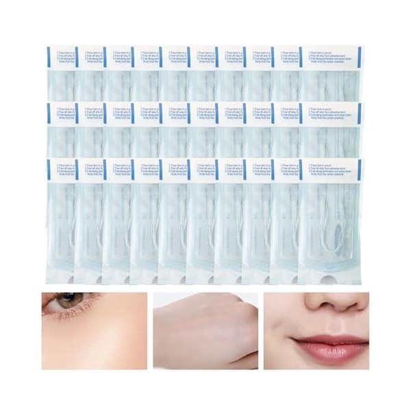 Fil de Soie Collagene, 12 X 30 Pièces Fil de Collagene pour le Visage, Face Lifting, Fils Se Soie de Collagène Hydratant, Col