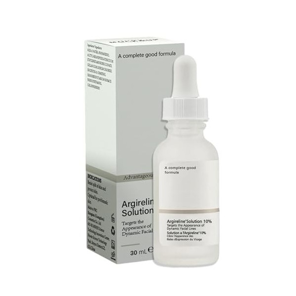 Solution Dargireline 10%, Sérum Anti-rides, Solution Hydratante Éclaircissante Pour La Peau À Base Dhexapeptide, Sérum Anti