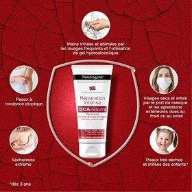 Neutrogena Crème Corps et Visage Cica Baume avec Glycérine Végétale, Réparation Intense Pour Peaux Abîmées, 100ml