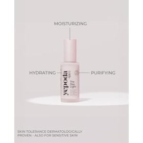 YEPODA - THE DAY LIGHT - Crème hydratante sans corps gras à l’eau de rose, armoise et niacinamide. Soin coréen de la peau 50