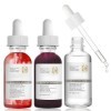 Allony Serum Hydratant Visage Set, Sérum Acide Hyaluronique/Niacinamide/Acide Salicylique, Hydrate, Éclaircit, Anti Acné, Raf