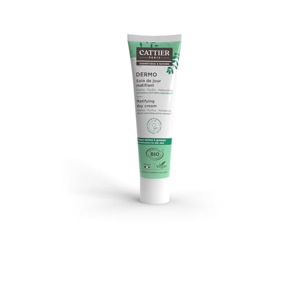 Cattier - Soin de jour matifiant - Peaux mixtes à grasses - 40ml