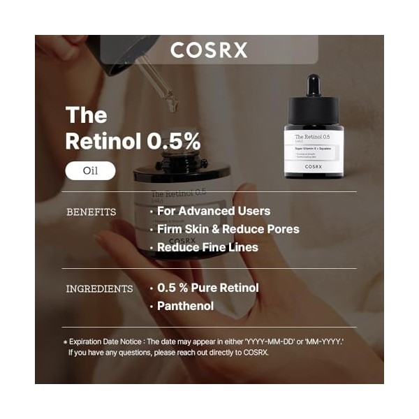 COSRX The Retinol 0.5 Oil