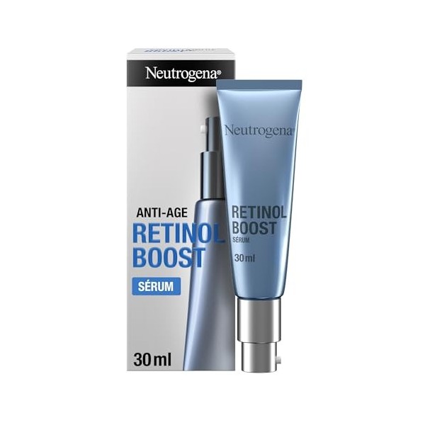 Neutrogena | Sérum Anti-Âge Retinol Boost flacon-pompe de 30 ml – Soin du visage pour combattre les signes visibles de lâg