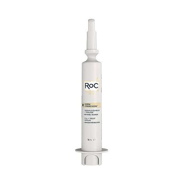 RoC Derm Correxion Sérum Combler + Traiter - Sérum au Rétinol avancé & Triple Acide Hyaluronique 15 ml