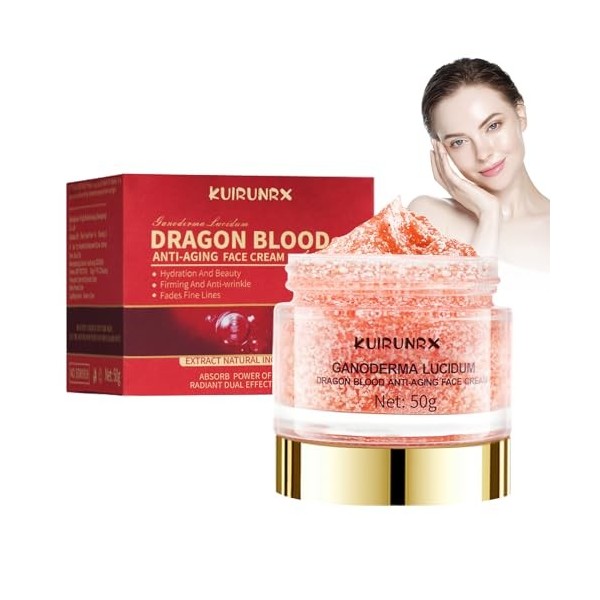 KUIRUNRX® Dragons Blood Easy Cream, Crème Anti-Rides pour Visage, Dark Spot Correcting Sérum Correcting, Pour le Blanchiment