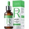 Sérum au Rétinol PREMIUM avec 1% DE RÉTINOL VÉGÉTAL - 5X PLUS EFFICACE + 8 Antioxydants Anti- ge - Repulpe/Raffermit/Rajeunit