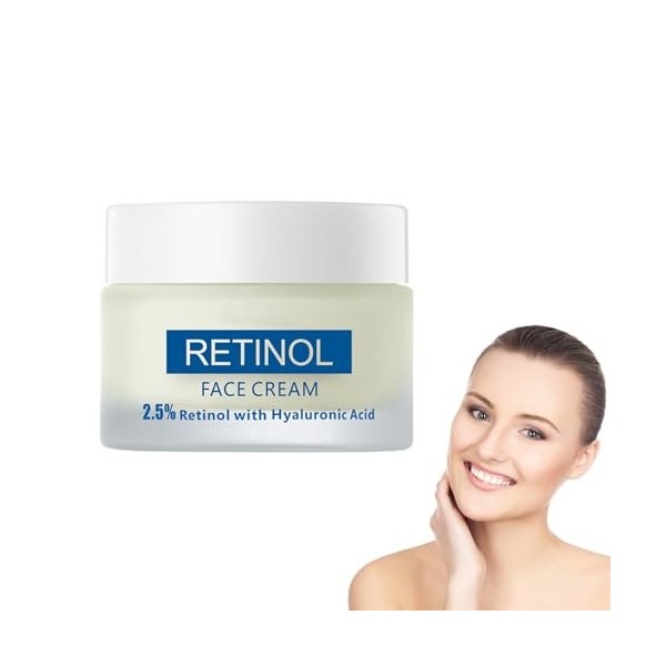 Mikabila 09, F 50g Crème Visage Hydratante au Rétinol, Retinol Cream Moisturizer, Crème Anti-âge au Rétinol, Crème Anti-Âge 