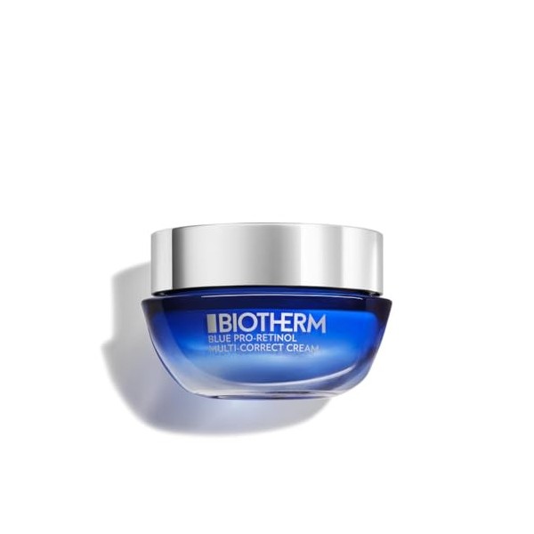 BIOTHERM - Blue Pro-Retinol Crème Visage Anti-Âge - Enrichi En Rétinol - Anti-Rides & Lissante - Tous Types de Peaux