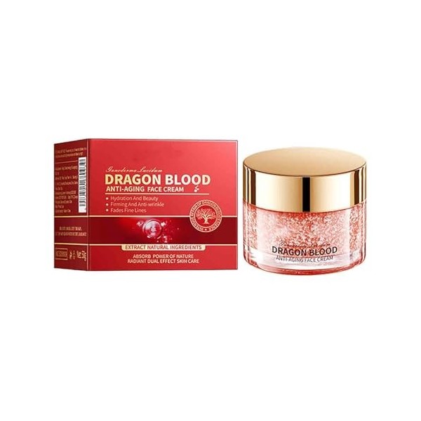 Dragons Blood Easy Cream, Retinol Placenta Sang de dragon, Crème anti-rides pour le visage, Crème lissante pour le visage Dr