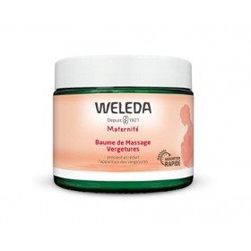 Weleda - Baume de Massage Vergetures Pour Femmes Enceintes Prévient et réduit l’apparition des Pot 150 ml