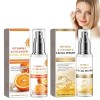 Essence de soin Matin C et Nuit A A Vitamine C Sérum Visage+Sérum Visage Retinol, Riche en Vitamine E, Sérum Éclaircissant 