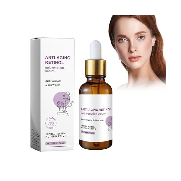 Sérum Retinol hautement dosé pour microneedling,Sérum de rajeunissement au rétinol Venature Bakuchiol,anti-âge,anti-rides,sér