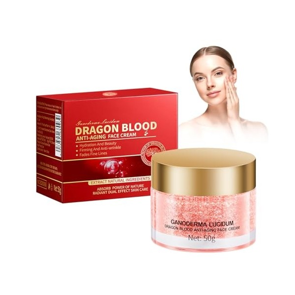 Dragons Blood Cream, Rétinol Visage Raffermissant Crème,Placenta De Dragon Cream,Rétinol Placenta Crème De Sang De Dragon Pou