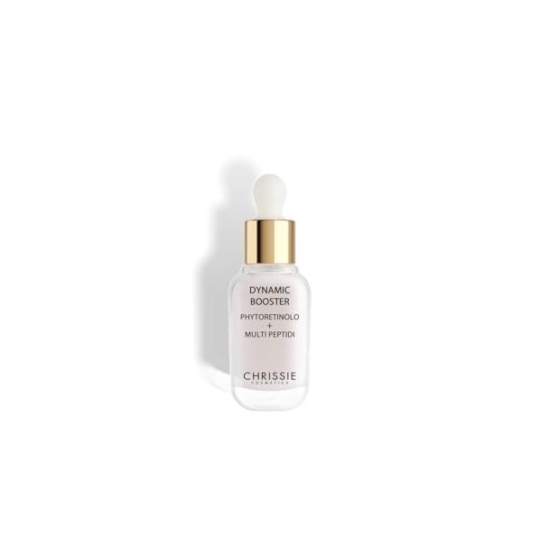 Chrissie Cosmetics Sérum Visage Dynamic Booster Phytorétinol + Multi Peptides - Lotion avec Rétinol Cliniquement Testé, Sans 