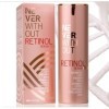 Neverwithout Retinol Sérum Visage + Haute Dose Acide Hyaluronique Pour un Effet Lifting Immédiat + Peptides Anti-Âge, Vitamin