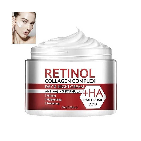 KOAHDE Crème Visage Anti-Rides au Rétinol,Crème Anti-âge au Rétinol,Retinol Creme Hydratante Visage,Crème Anti-âge Rétinol Na