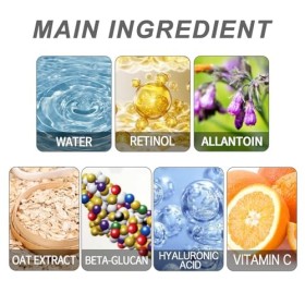 2pcs Sérum Visage Retinol, Sérum Rétinol Anti-Marques, Sérum pour le Visage, Elixir Hydratant Raffermissant, Anti Aging Wrink