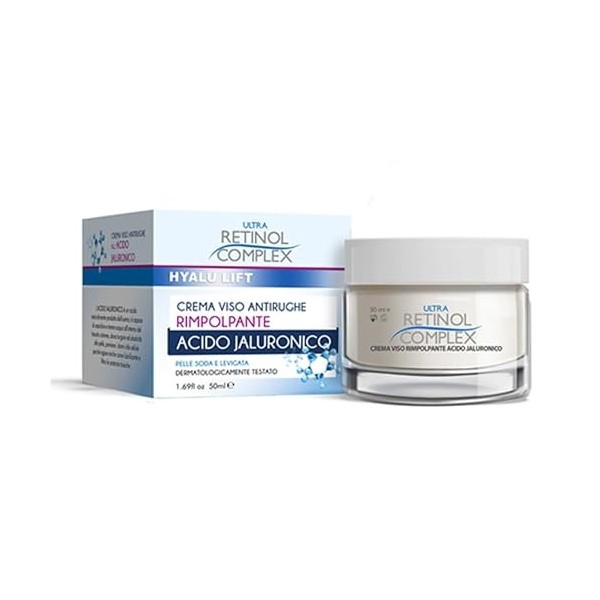 Ultra Retinol Complex Crema Viso Rimpolpante 50ml AllAcido Jaluronico FR-FR