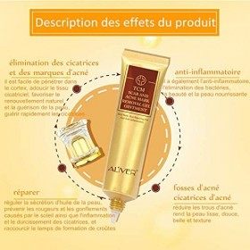 Crème cicatrice - Crème réparatrice cicatrice - Gel anti cicatrice - Anti-inflammatoire, Antibactérien, Réparation de la peau