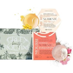 Senso Naturale Kit Antiage Solide Sérum Visage + Mousse, Set Anti-Âge pour Peau Mature ou Sèche, Nourrissant, Anti-Rides, Rep