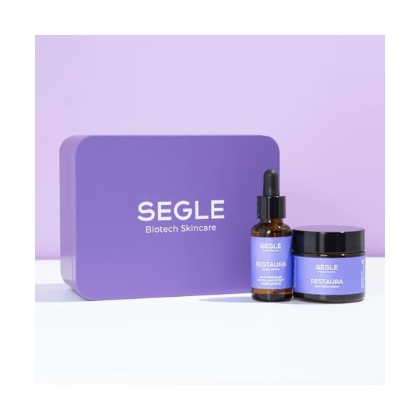 Segle Pack Restaura Sérum 30 ml + Crème 50 ml en cadeau | Hydratation profonde, anti-rides avec effet BTX-Like