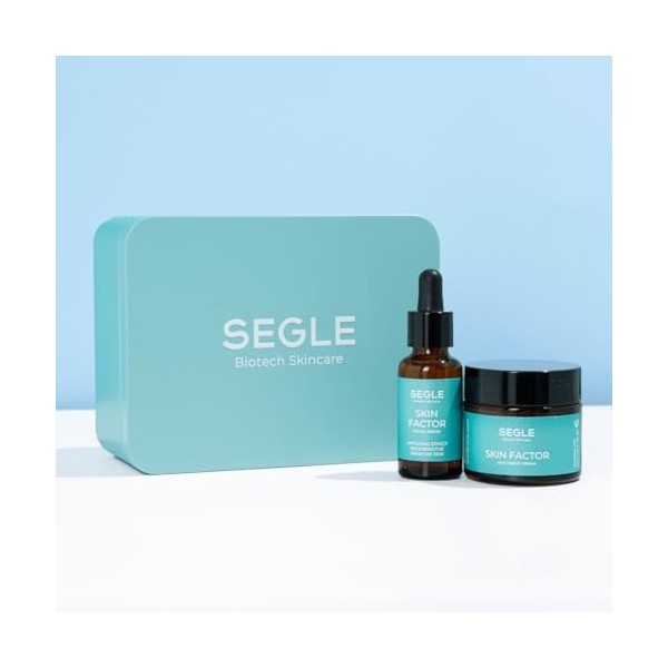 Segle Pack Skin Factor Sérum + Crème Anti-âge Peau Sensible Régénérateur 30 ml + 50 ml en cadeau