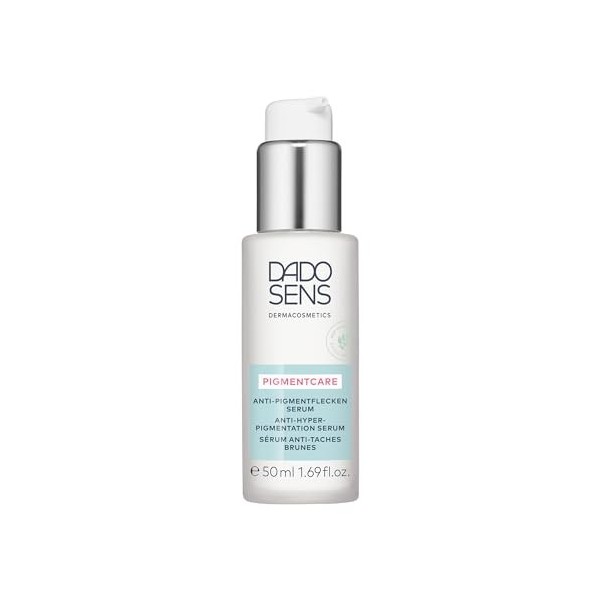 DADO SENS Pigmentcare Sérum anti-taches anti-taches 50 ml – Réduit les taches de vieillesse, avec acide hyaluronique et beu