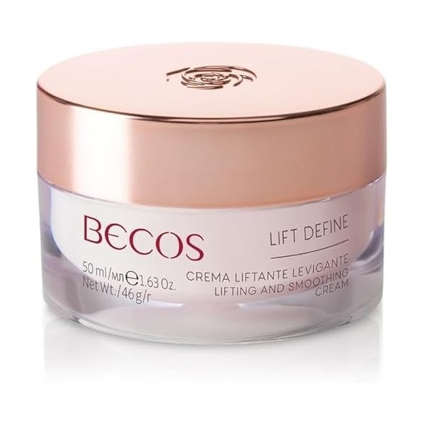 Becos Lifting Beauty Routine Face Kit Crème Lift Define Liftante Lissage 50 ml + Sérum Aqua Factor Hydratant à lAcide Hyalur