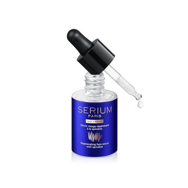 SERIUM - Sérum visage régénérant à la Spiruline - NUIT - 30mL