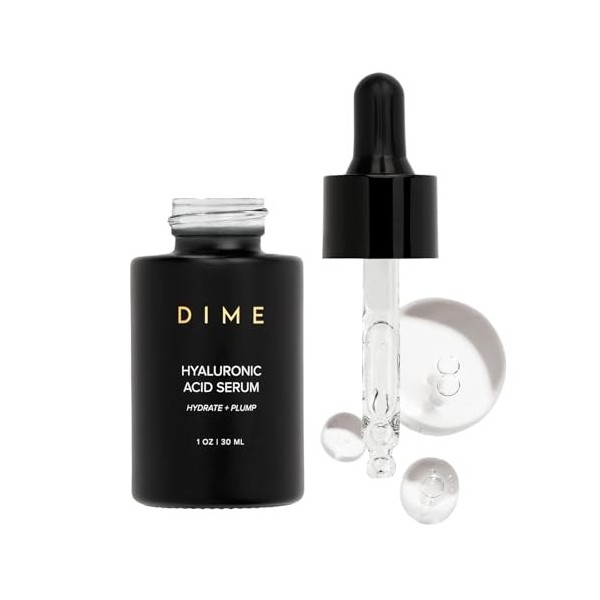 DIME Beauty Hyaluronic Sérum Clean Hydrateur et hydratant pour la peau avec acide hyaluronique hydrosoluble