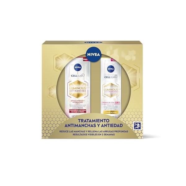 NIVEA LUMINOUS 630º Anti-Stain and Anti-Aging Case, Serum 30ml + Day Cream 40ml, 2 pcs