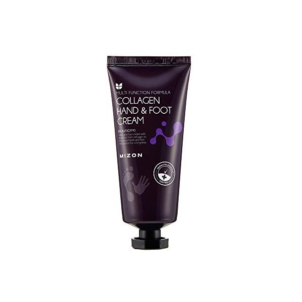 [MIZON] COLLAGEN HAND & FOOT CREAM 100ml Soin coréen - Crème hydratante & apaisante - Peaux sèches - Mains, coudes & Talons