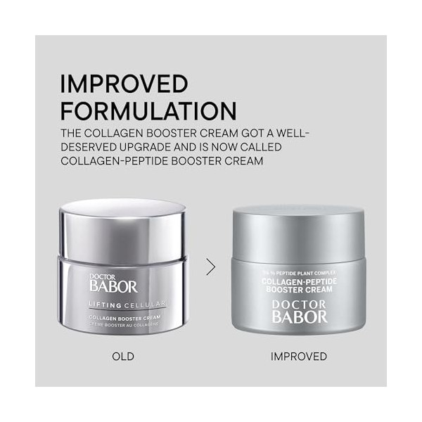 DOCTOR BABOR Crème hydratante pour le visage et les peptides au collagène pour un raffermissement intense Crème anti-rides po