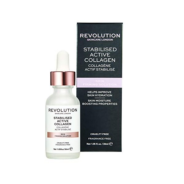 Revolution Skincare London, Stabilised Active Collagen, Skin Firming Solution, Sérum, 30ml