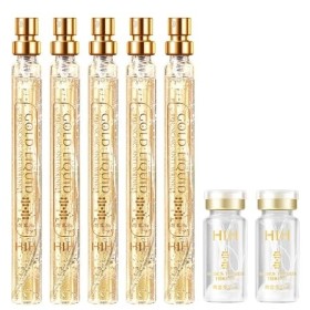 Kit de levage de fils de collagène, fils de collagène, fil de collagène, livré avec 12 fils protéinés dorés pour soulever la 