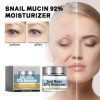 2Pc Snail Crème,Advanced Snail 92 Crème Tout-En-Un,Snail Cream Pour Hydrater Le Visage,Snail Collagen Lifting & Firming Cream