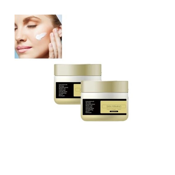 Dyceittdia 2PCS Crème à Lescargot, Crème Raffermissante au Collagène Descargot, Crème pour le Visage à la Bave Descargot, 